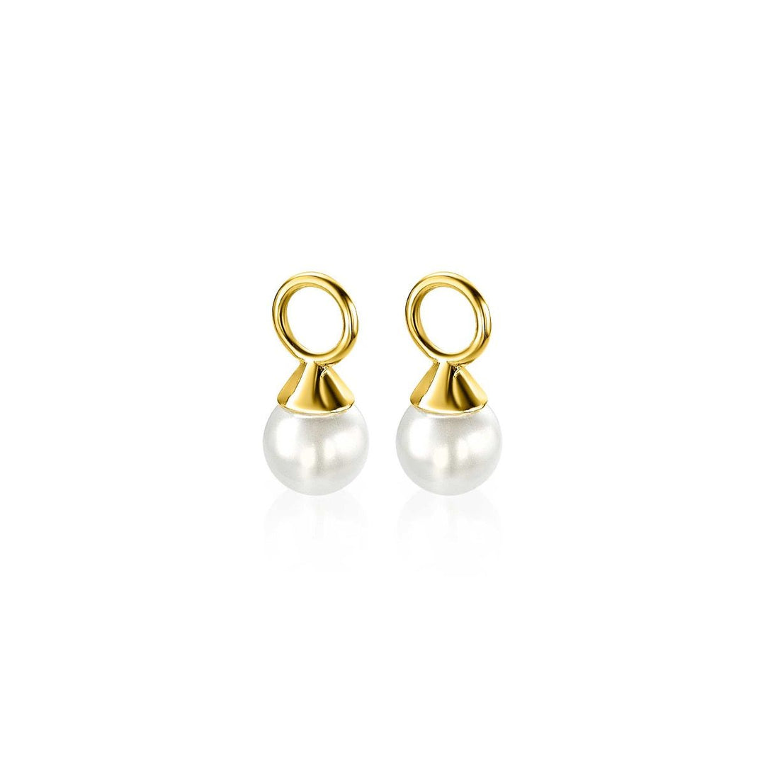 Zinzi Oorbedels Gold Plated Zich1749 Wg