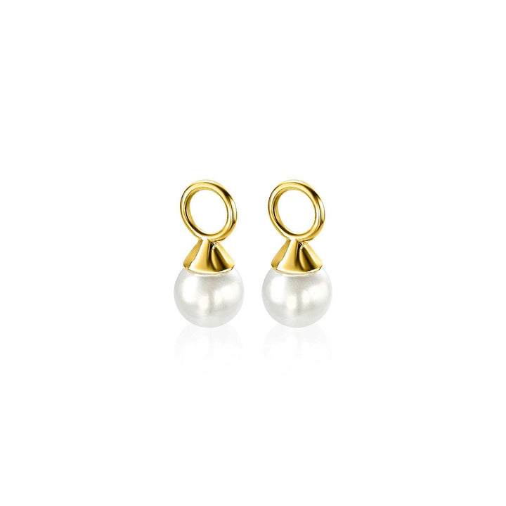Zinzi Oorbedels Gold Plated Zich1749 Wg