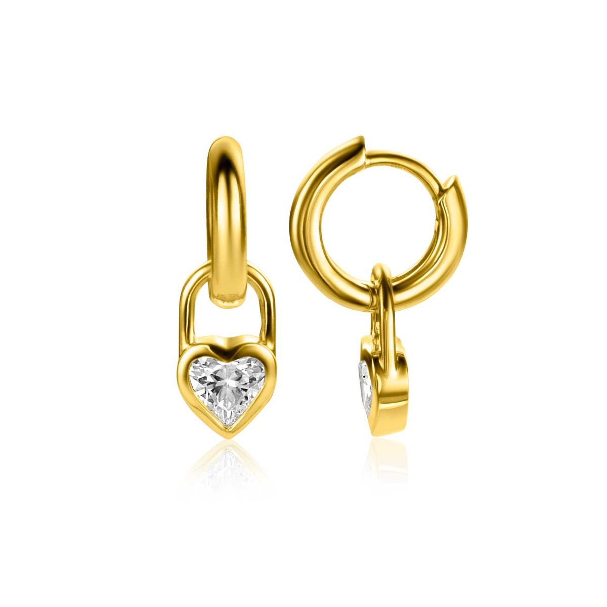 Zinzi Pendientes Chapado en Oro Zich2306