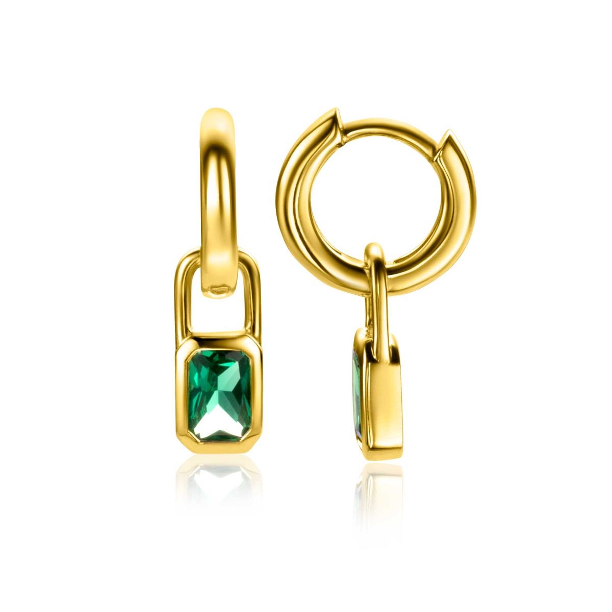 Zinzi Pendientes Chapado en Oro Zich2307