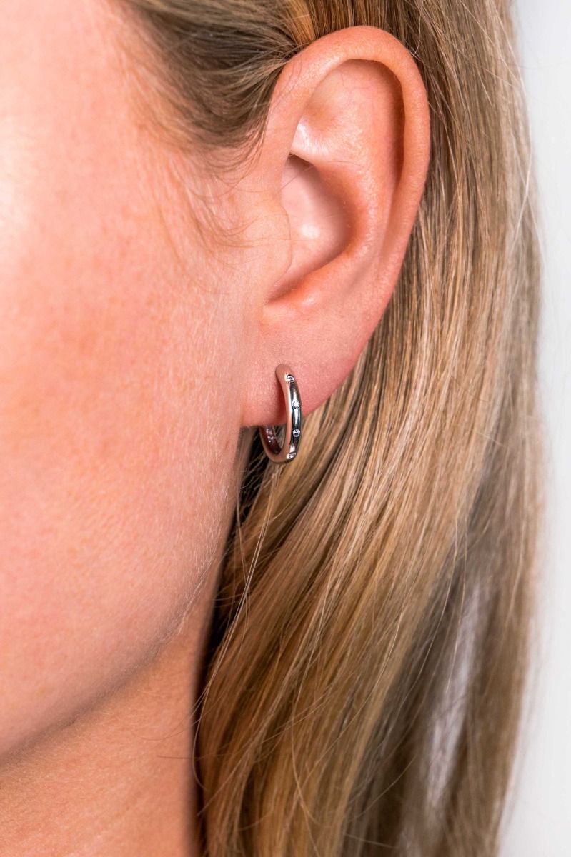 Zinzi Oorbellen Zilver Zio1683