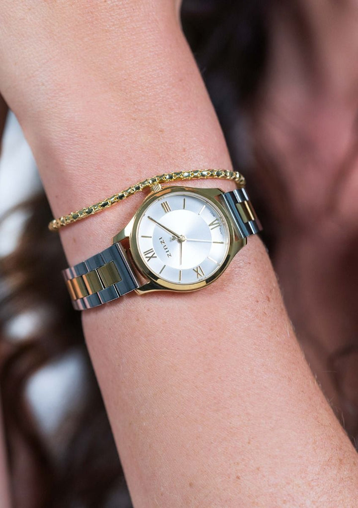 Zinzi Geelgoudkleurig Horloge Gold Plated Ziw1233