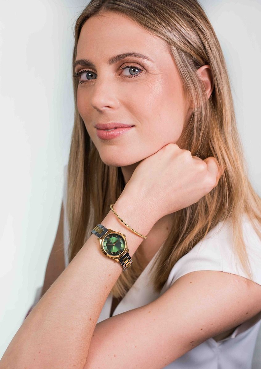 Zinzi Goudkleurig Horloge Gold Plated Ziw1235