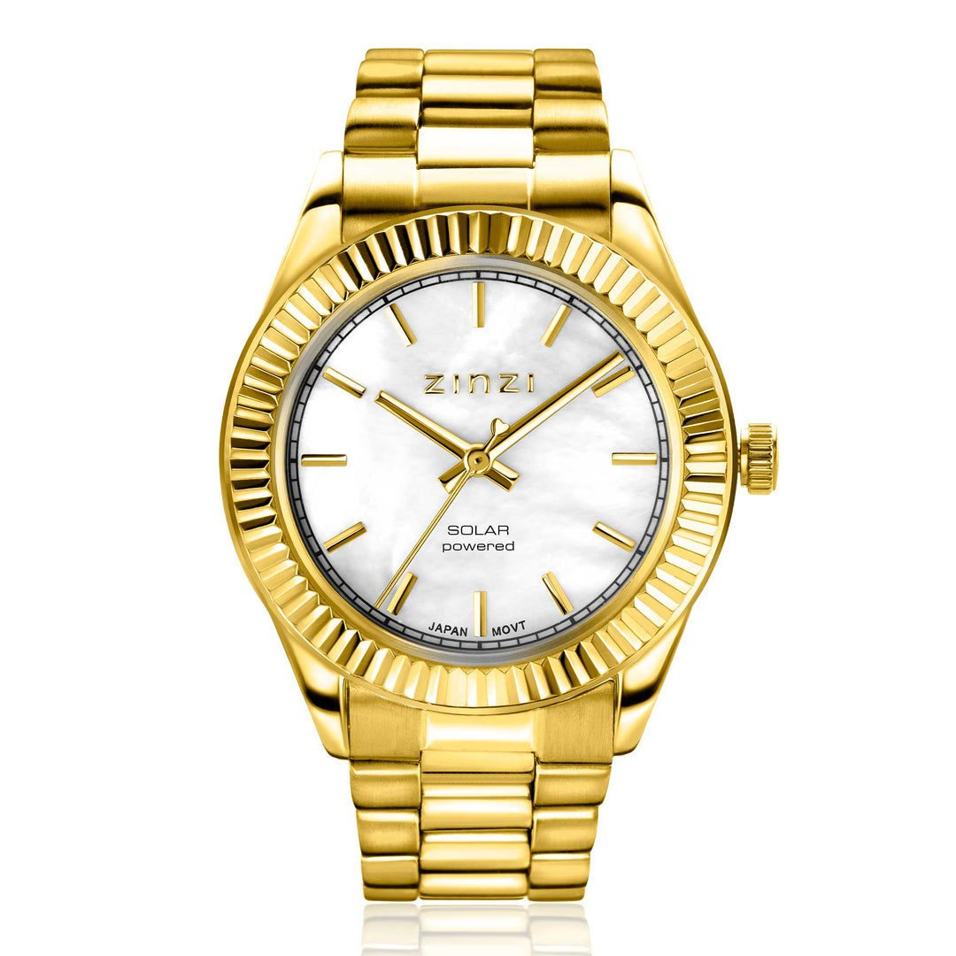 Zinzi Geelgoudkleurig Horloge Staal Ziw2134