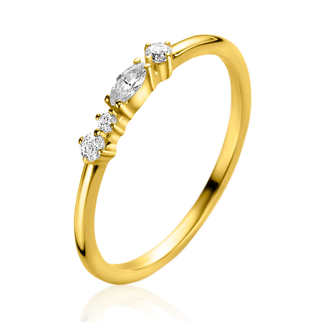 Zinzi Ring Goud Zgr464