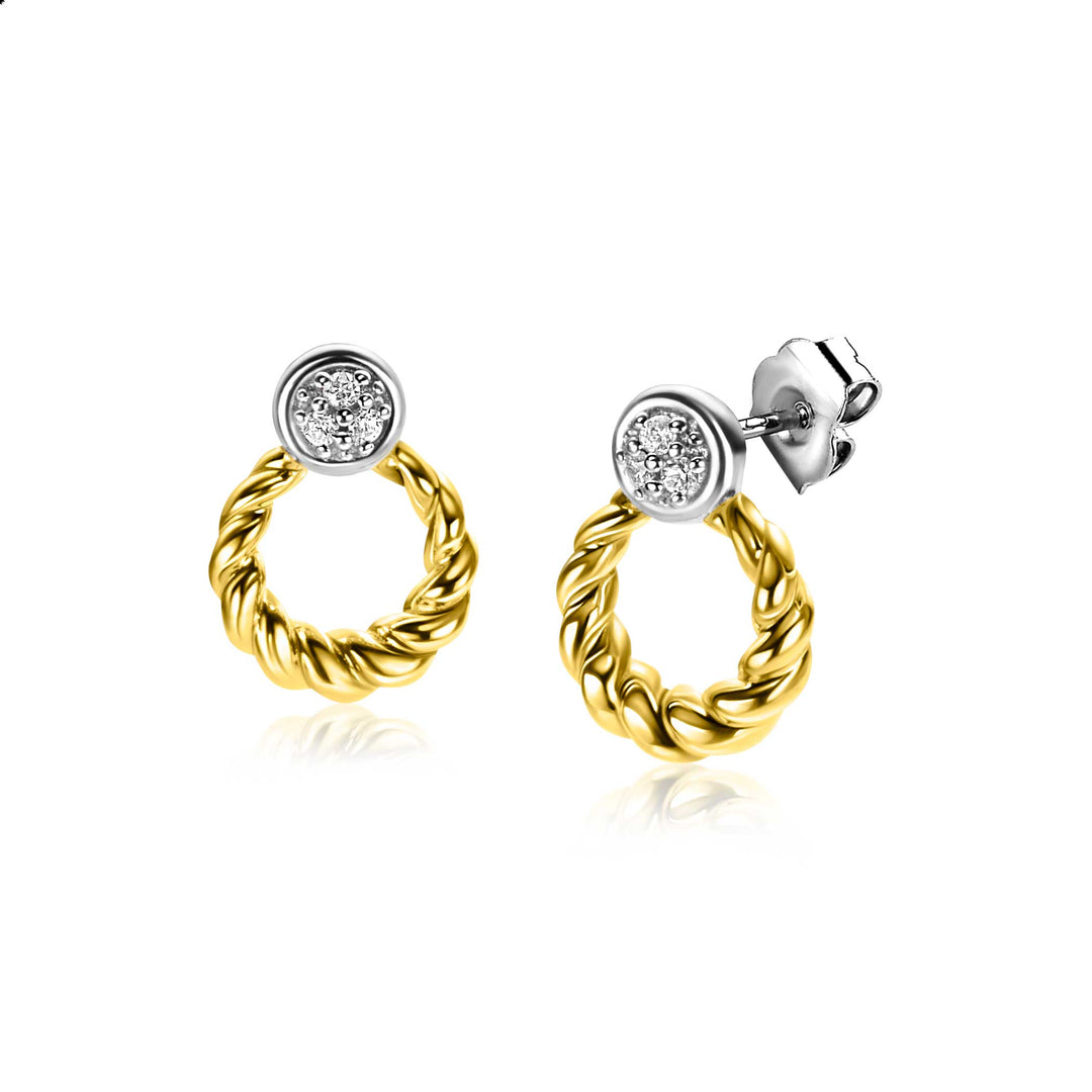 Zinzi Oorbellen Gold Plated Zio2390 Y