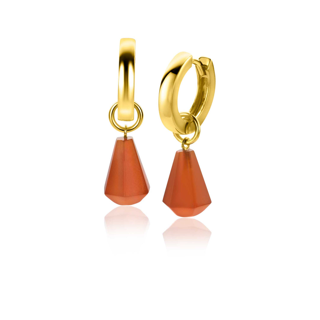 Zinzi Oorbellen Gold Plated Zich2256 R
