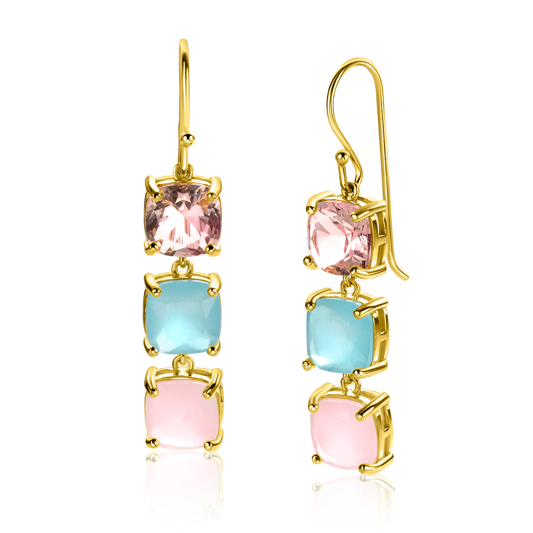 Zinzi Oorbellen Gold Plated Zio2454