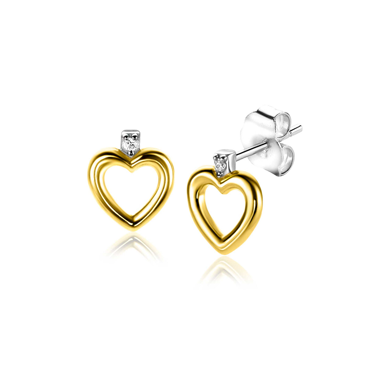 Zinzi Pendientes Chapado en Oro Zio2566