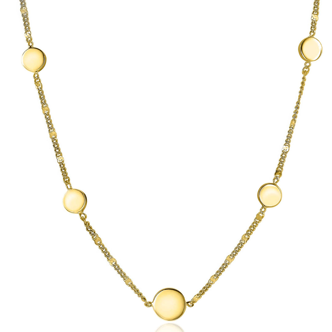 Zinzi Ketting Gold Plated Zic2158 G