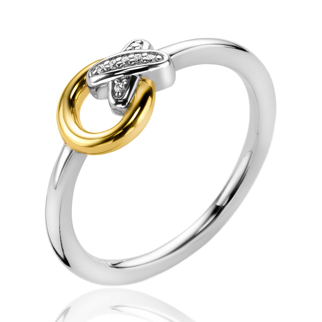 Zinzi Ring Gold Plated Zir2249