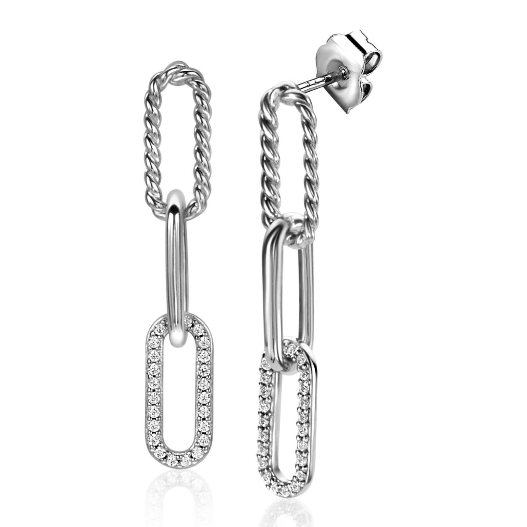 Zinzi Oorbellen Zilver Zio2330
