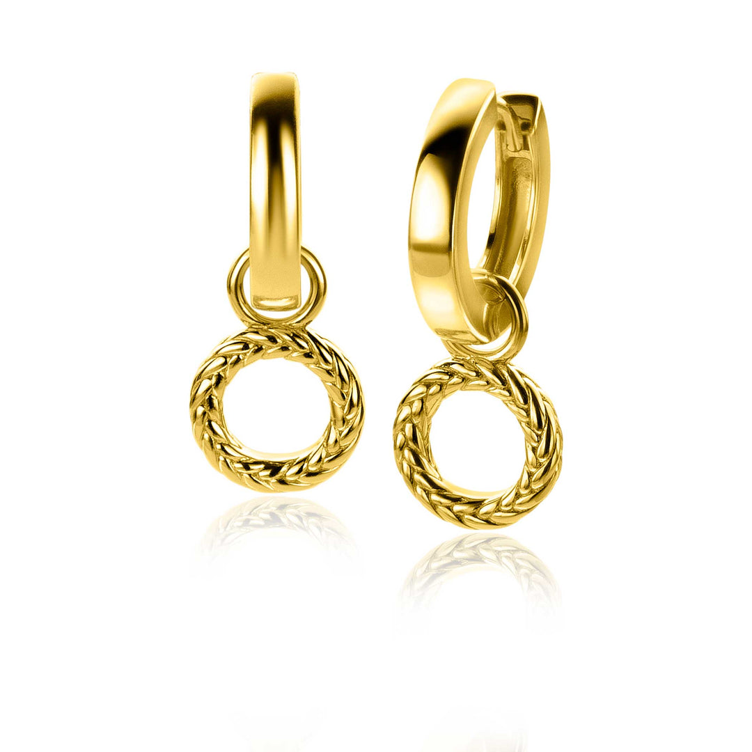 Zinzi Oorbellen Gold Plated Zich2246 G