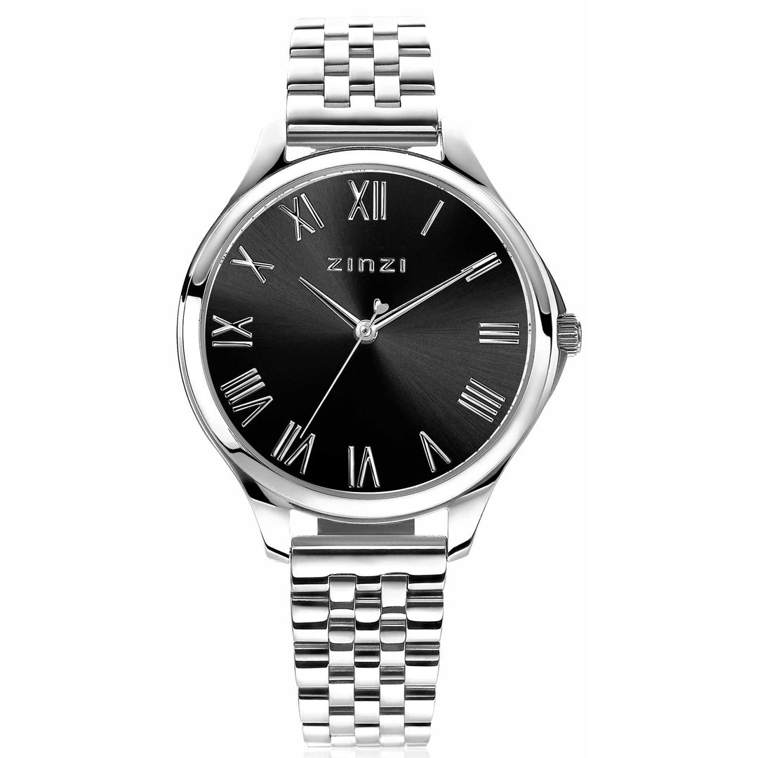 Zinzi Zilverkleurig Horloge Staal Ziw1101