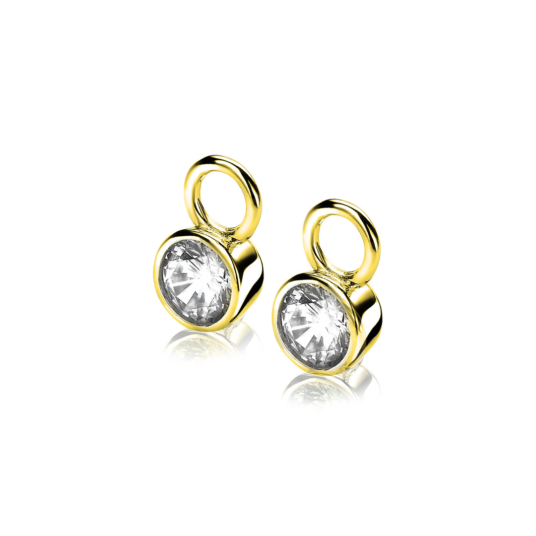 Zinzi Oorbellen Gold Plated Zich1486 Y