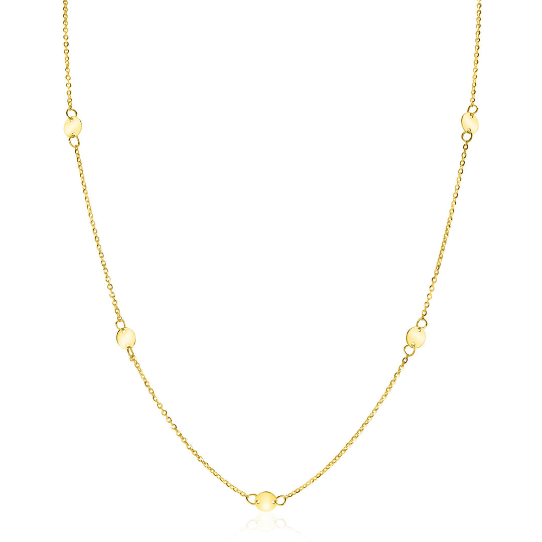 Zinzi Ketting Goud Zgc444
