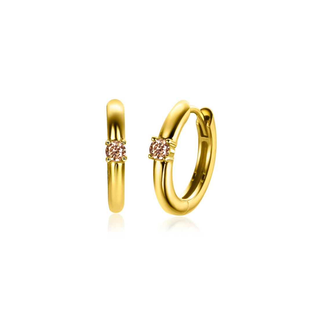 Zinzi Oorbellen Gold Plated Zicr Nov