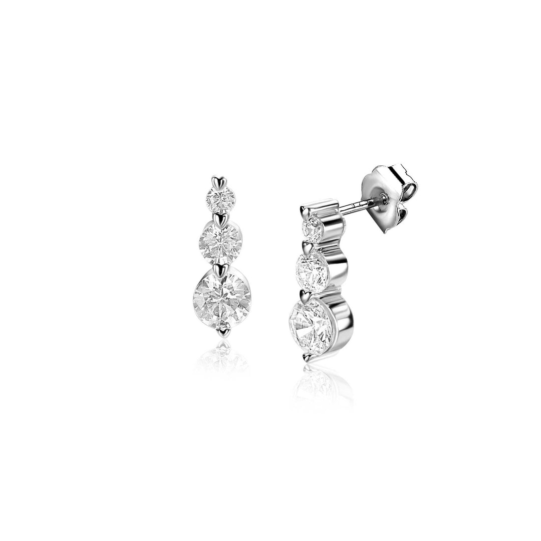Zinzi Oorbellen Zilver Zio2439