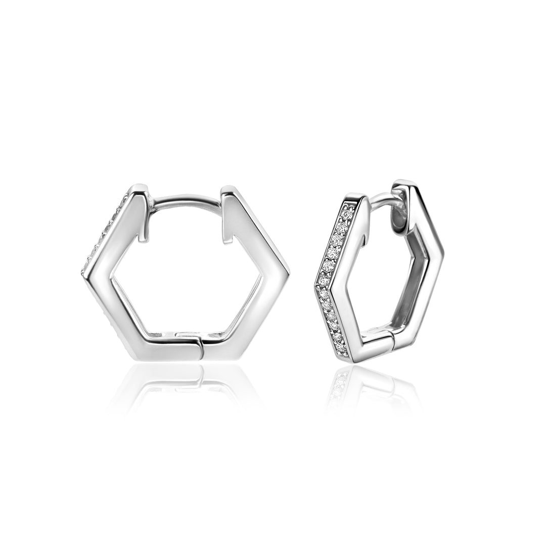 Zinzi Oorbellen Zilver Zio2433