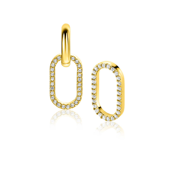 Zinzi Oorbellen Gold Plated Zich2444