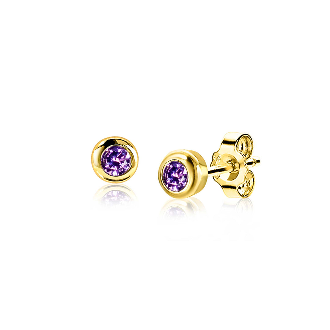 Zinzi Oorbellen Gold Plated Zio Feb