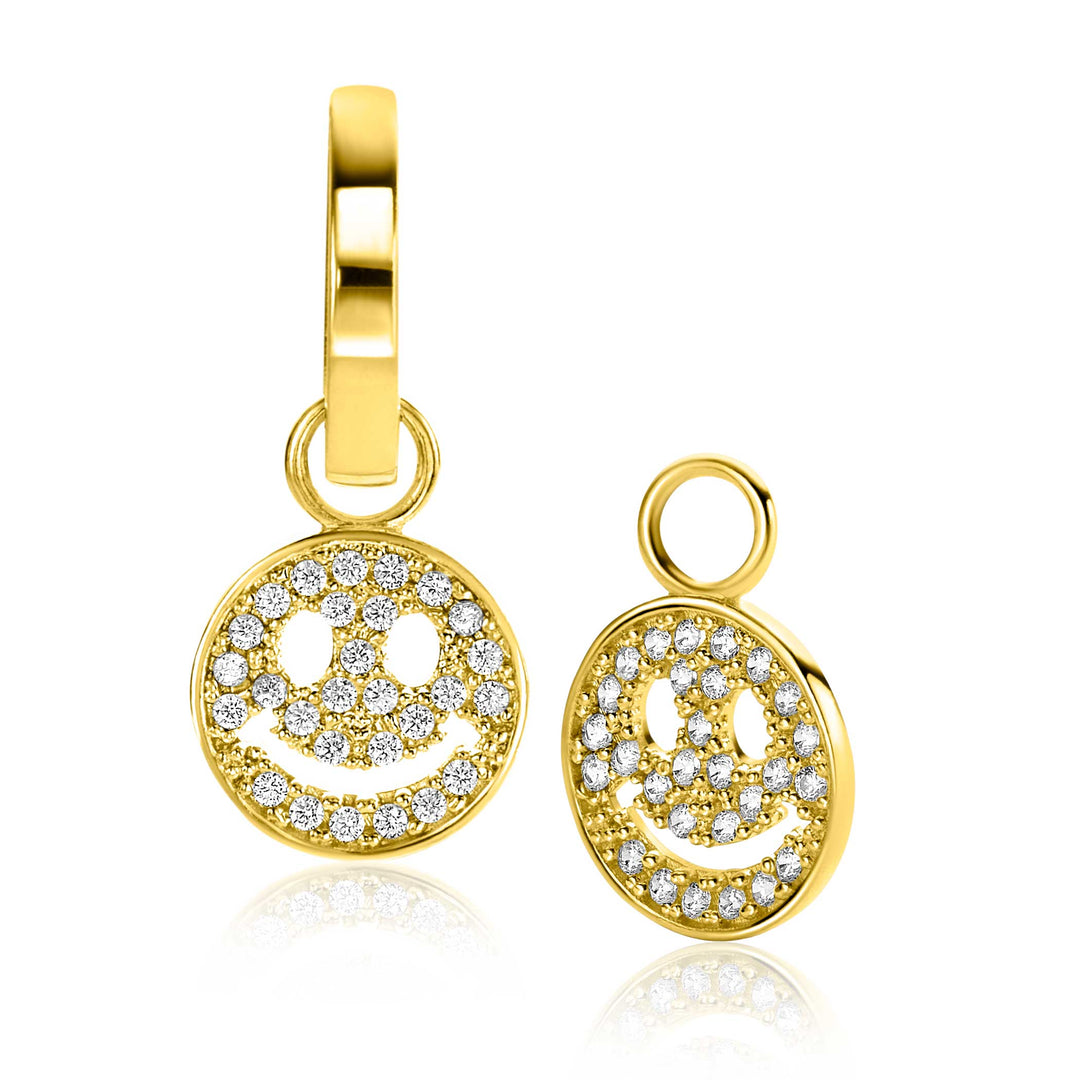 Zinzi Oorbellen Gold Plated Zich2313 Y