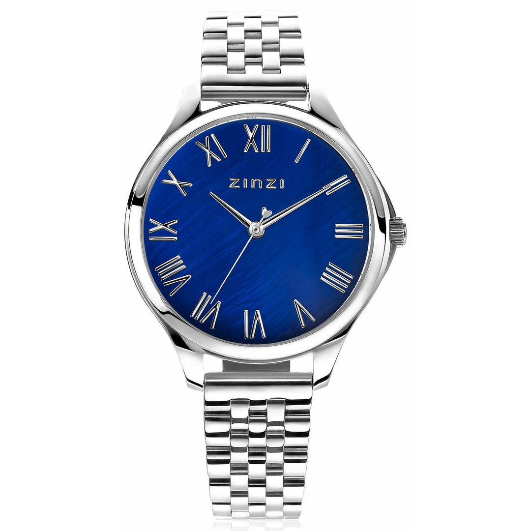 Zinzi Zilverkleurig Horloge Staal Ziw1146