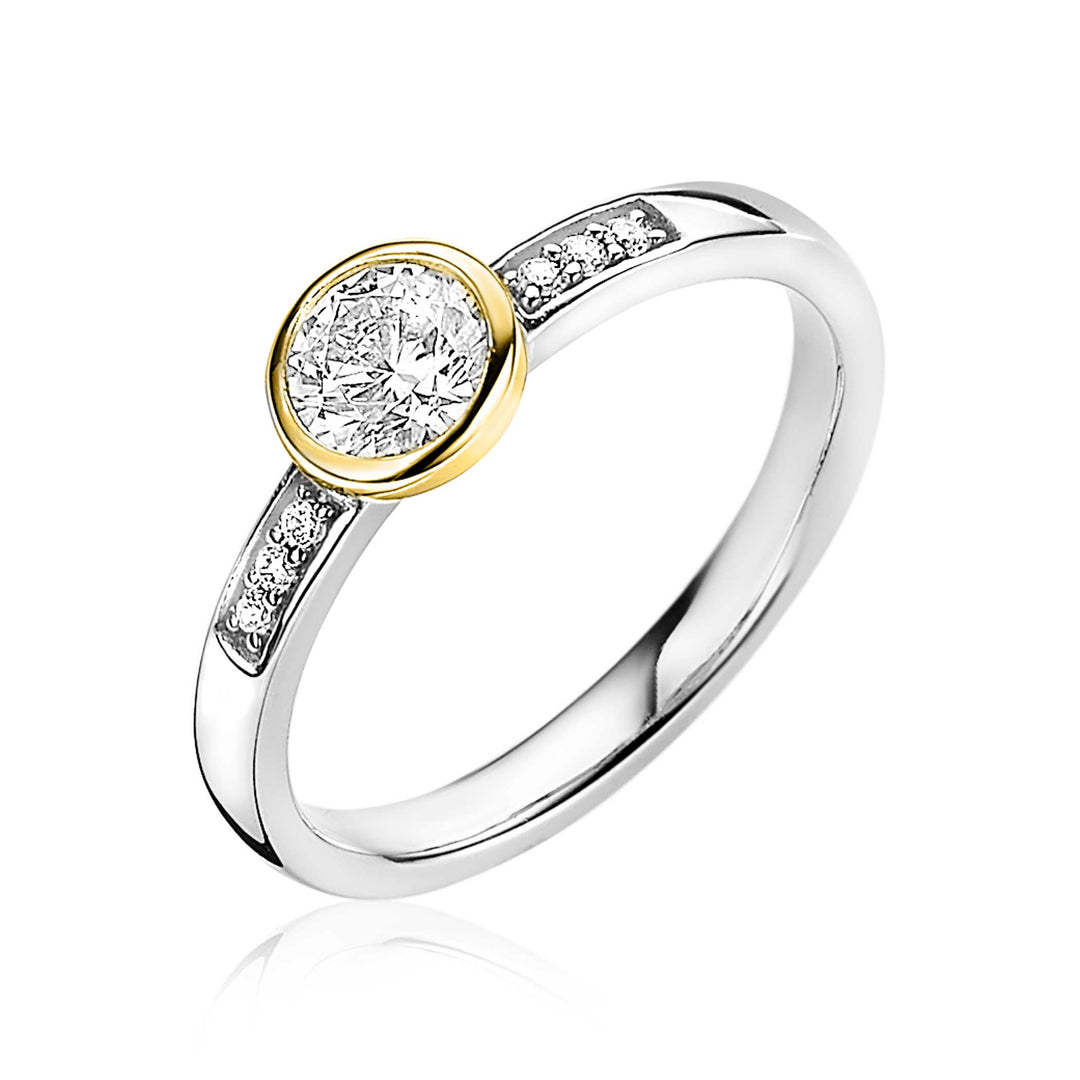 Zinzi Ring Gold Plated Zir1662 G