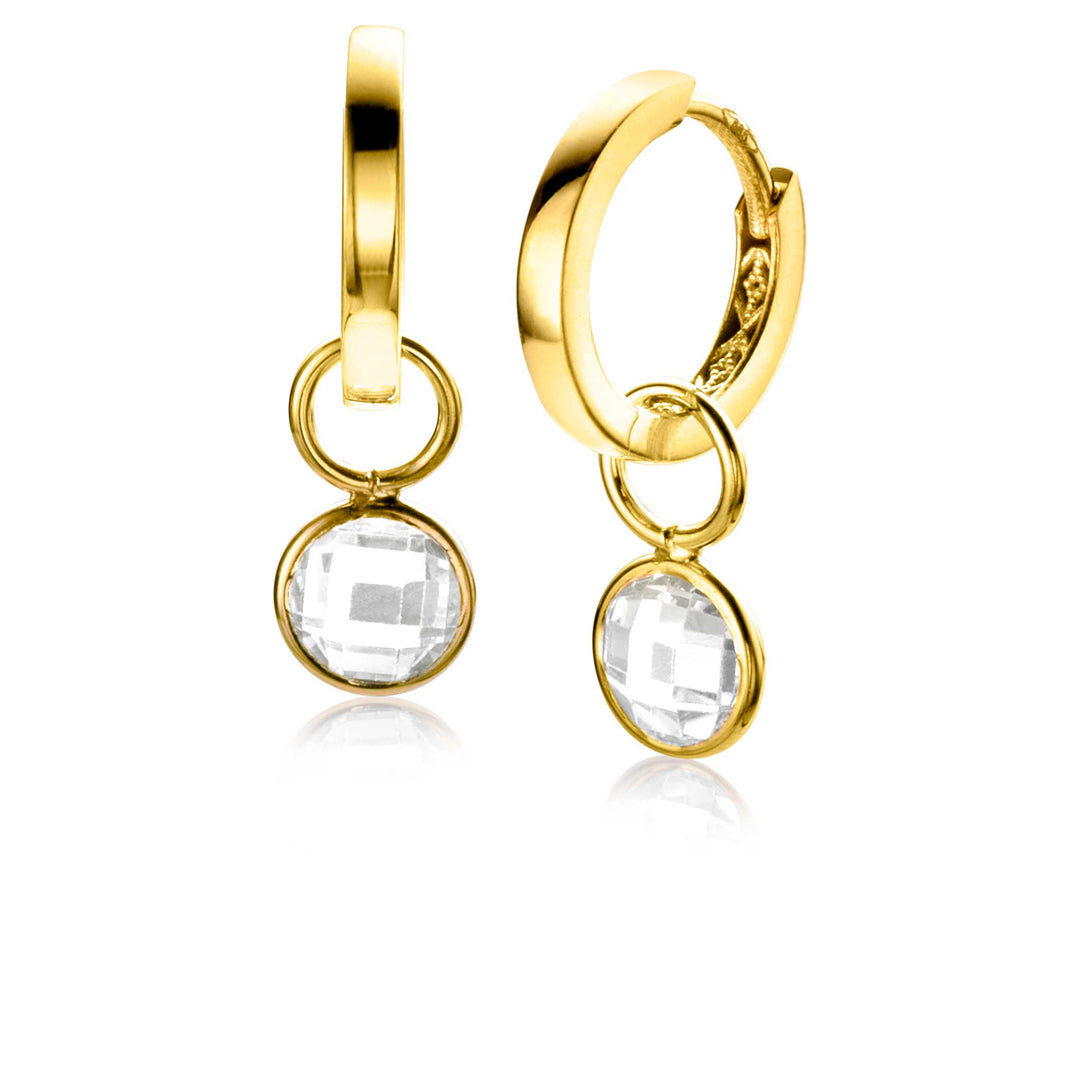 Zinzi Oorbellen Goud Zgch391