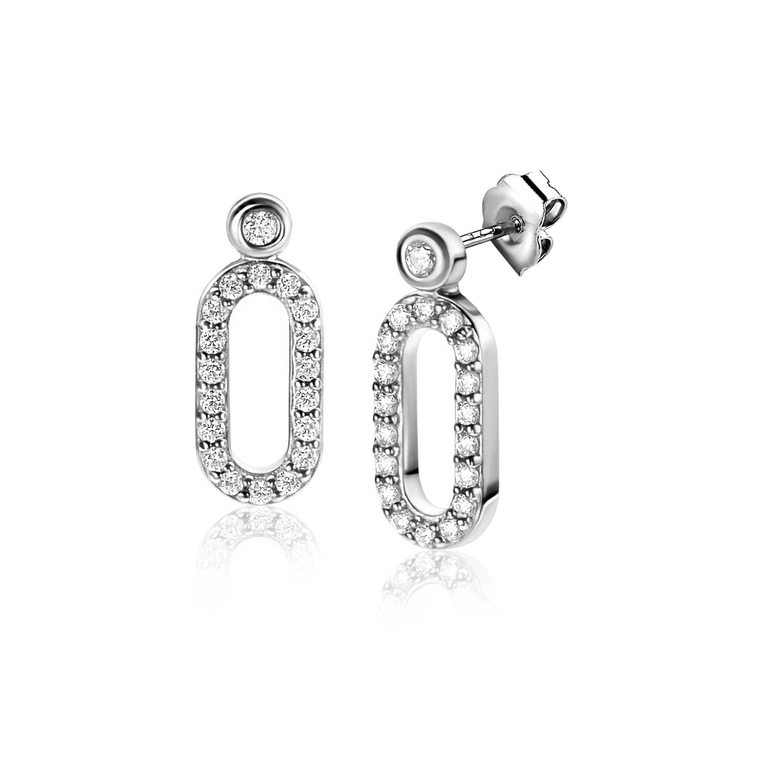 Zinzi Oorbellen Zilver Zio2398