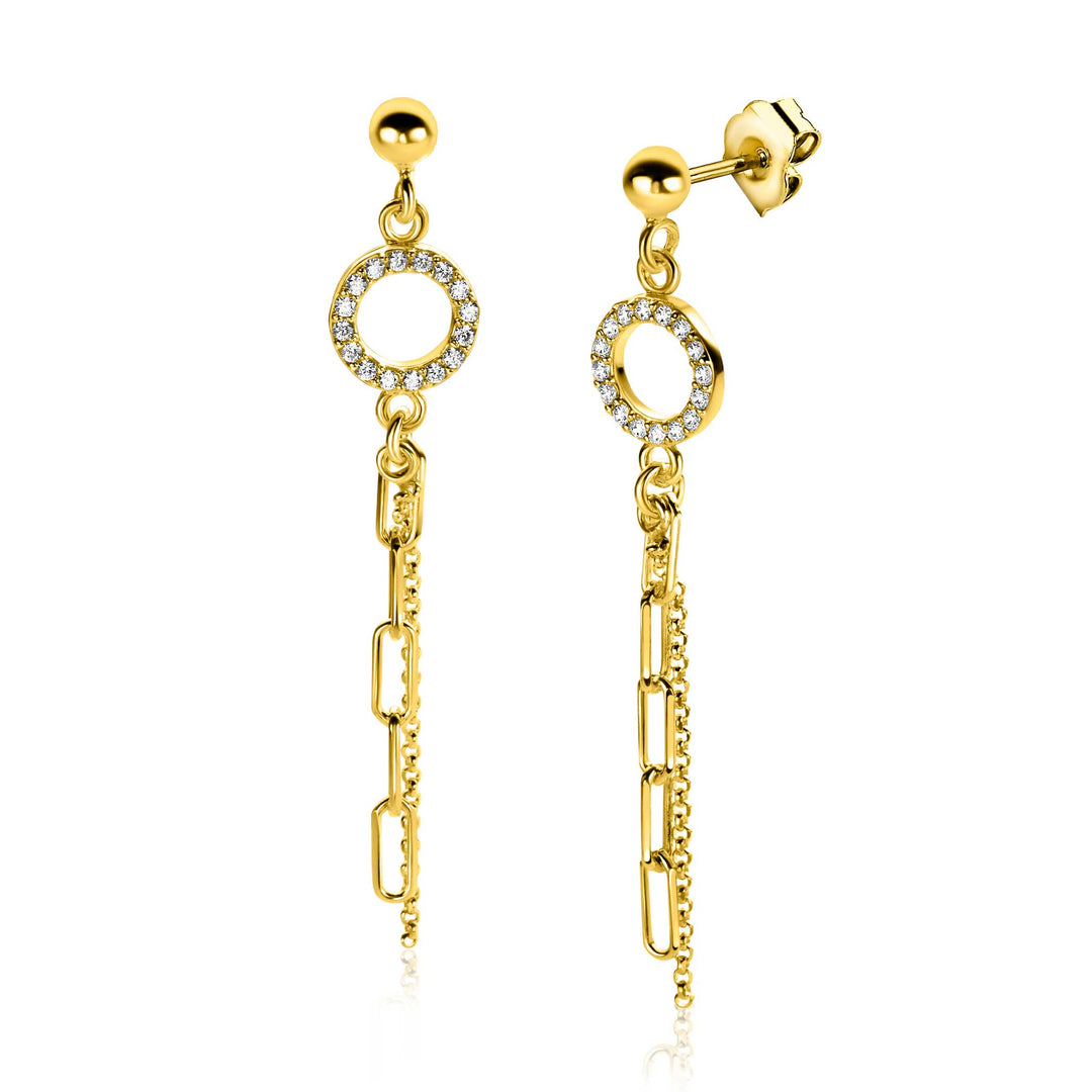 Zinzi Oorbellen Gold Plated Zio2464 Y