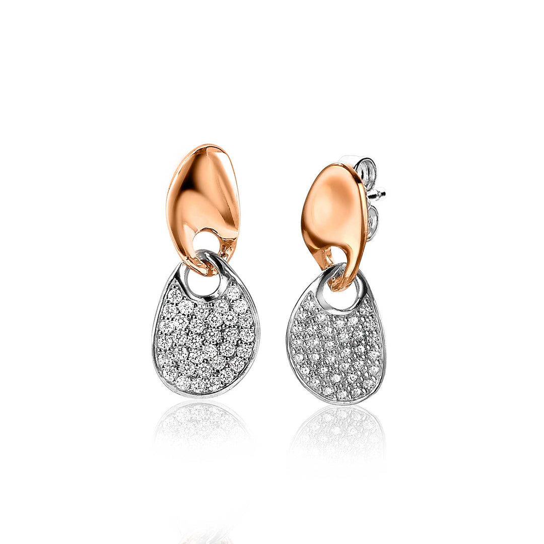 Zinzi Oorbellen Gold Plated Zio1955