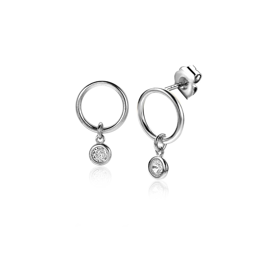 Zinzi Oorbellen Zilver Zio2200