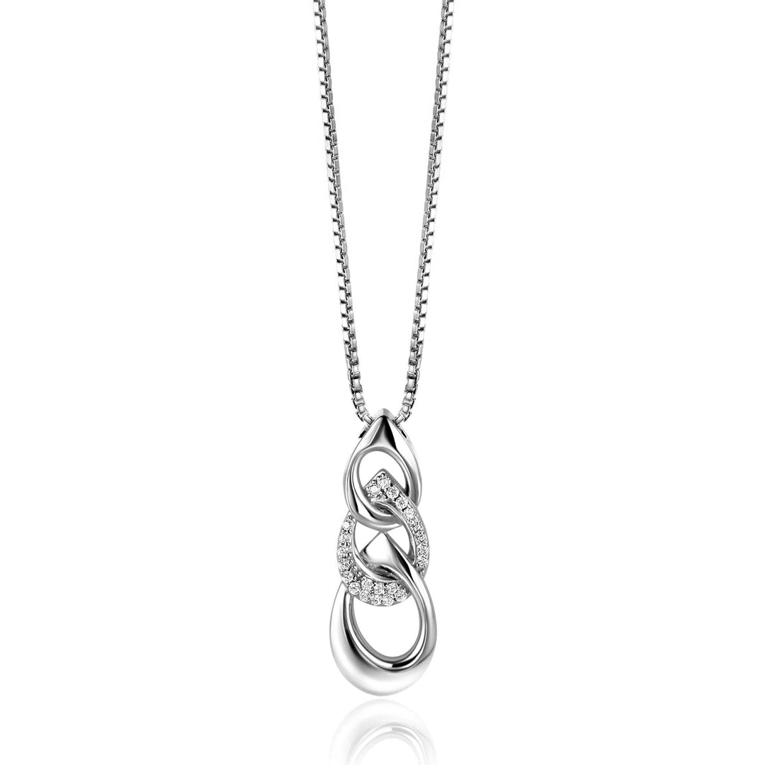Zinzi Ketting Zilver Mvc24