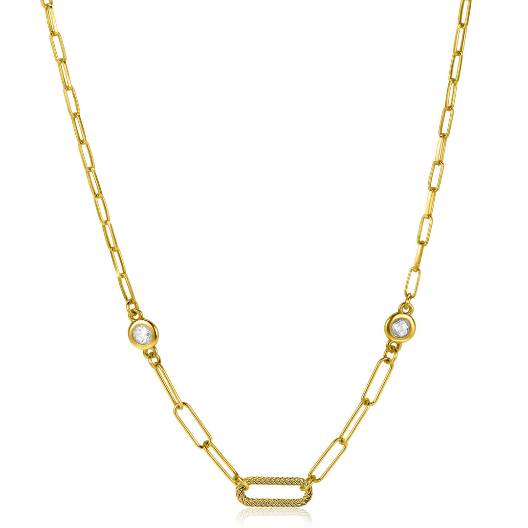 Zinzi Ketting Gold Plated Zic2264 G