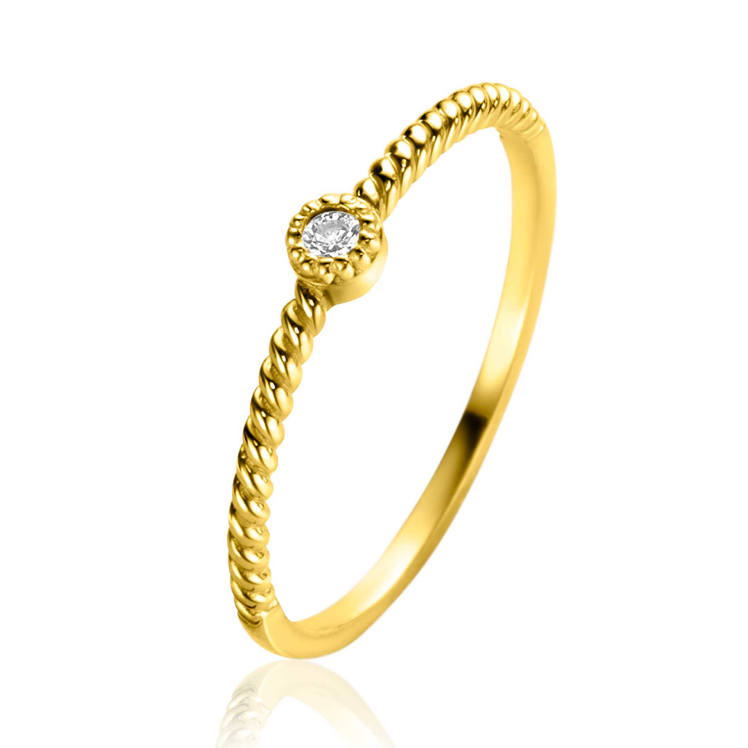 Zinzi Ring Goud Zgr481