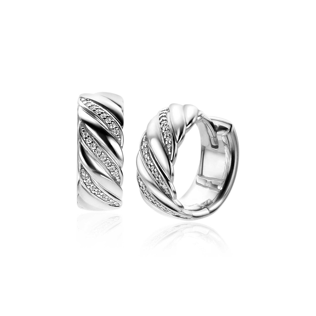 Zinzi Oorbellen Zilver Zio2244