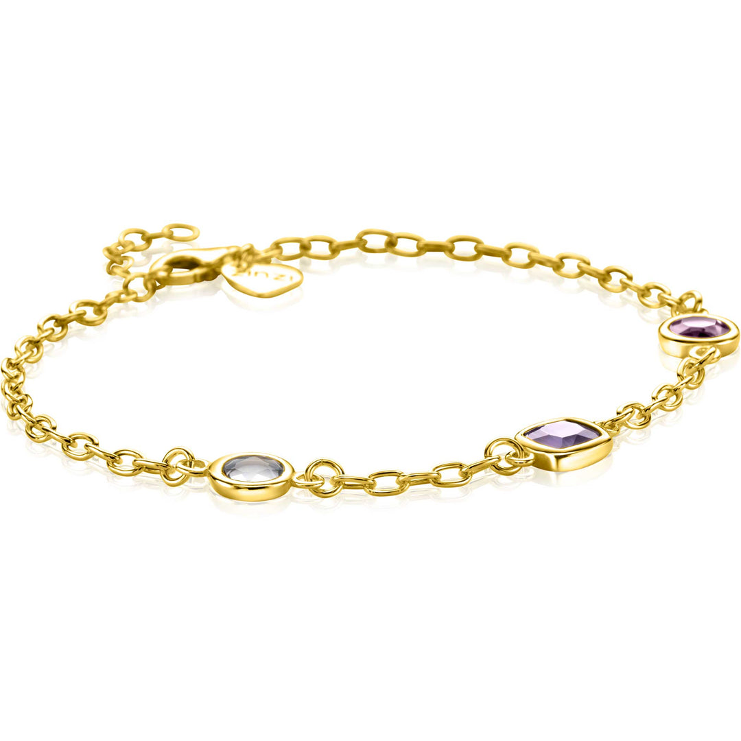Zinzi Armbanden Gold Plated Zia2525 G