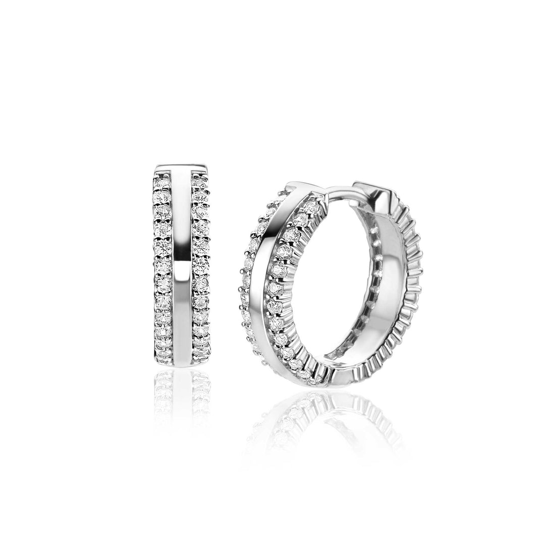 Zinzi Oorbellen Zilver Zio2445