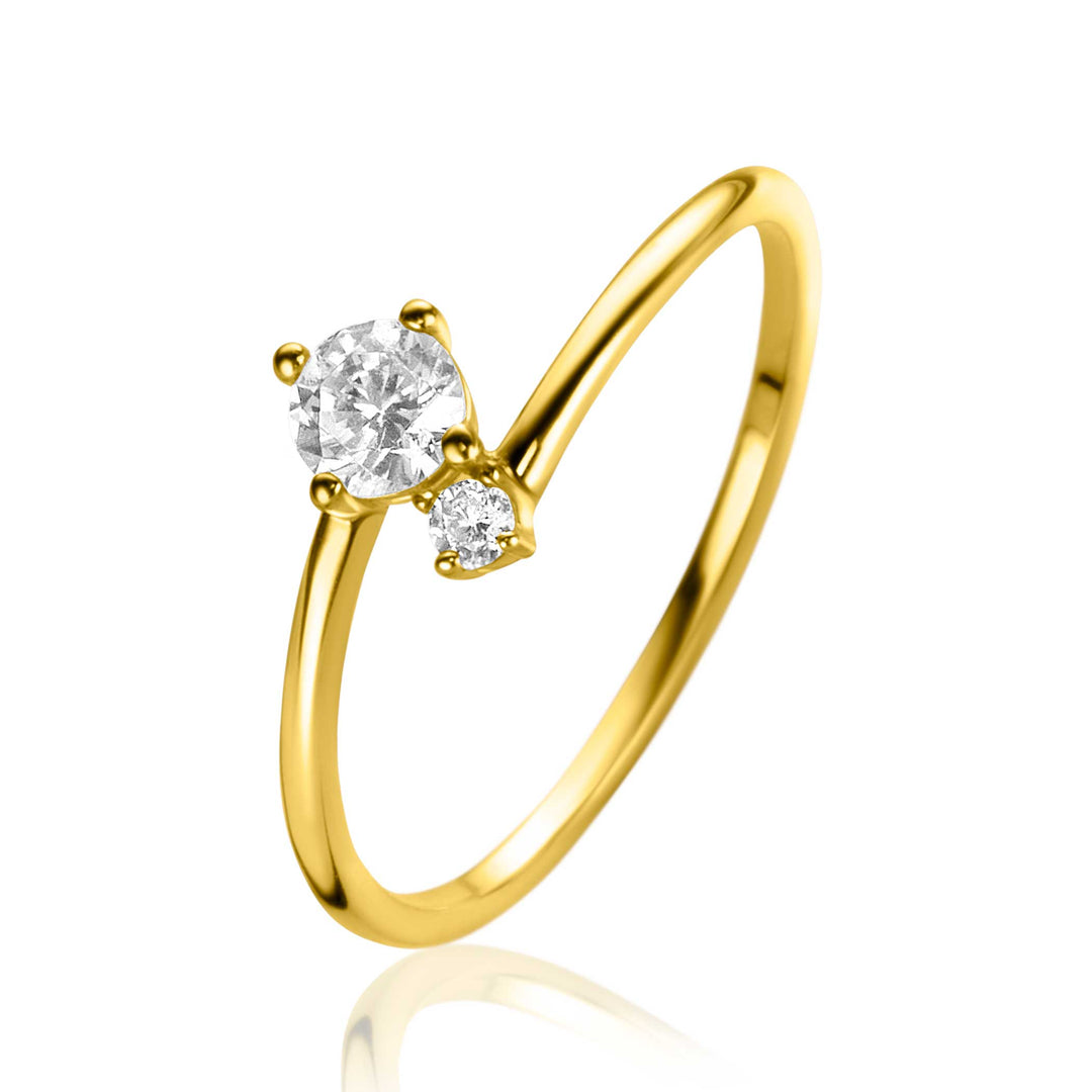 Zinzi Ring Goud Zgr462