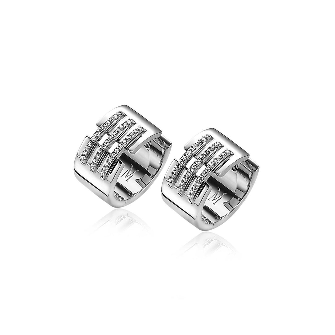 Zinzi Oorbellen Zilver Mvo18