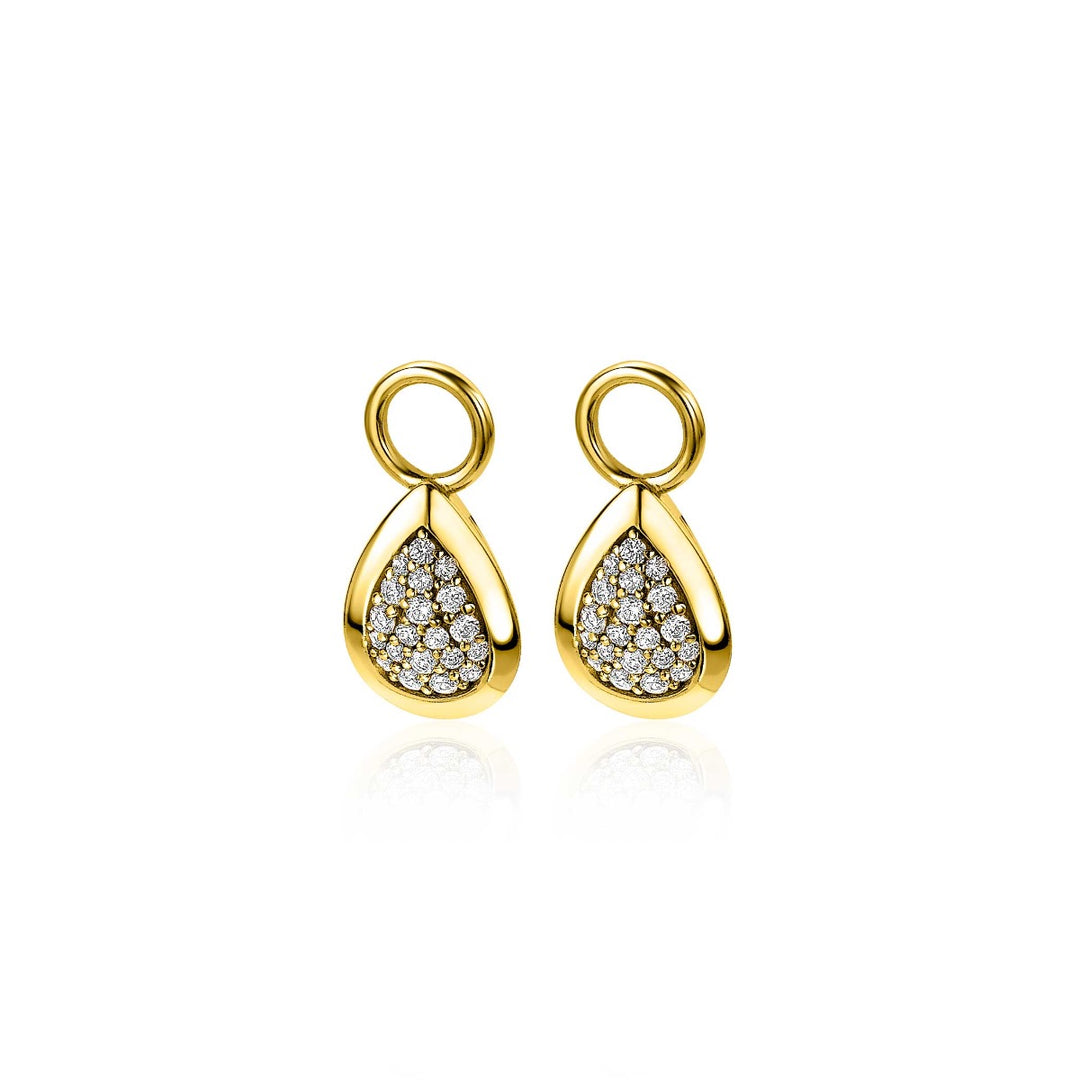 Zinzi Oorbellen Gold Plated Zich1768 G