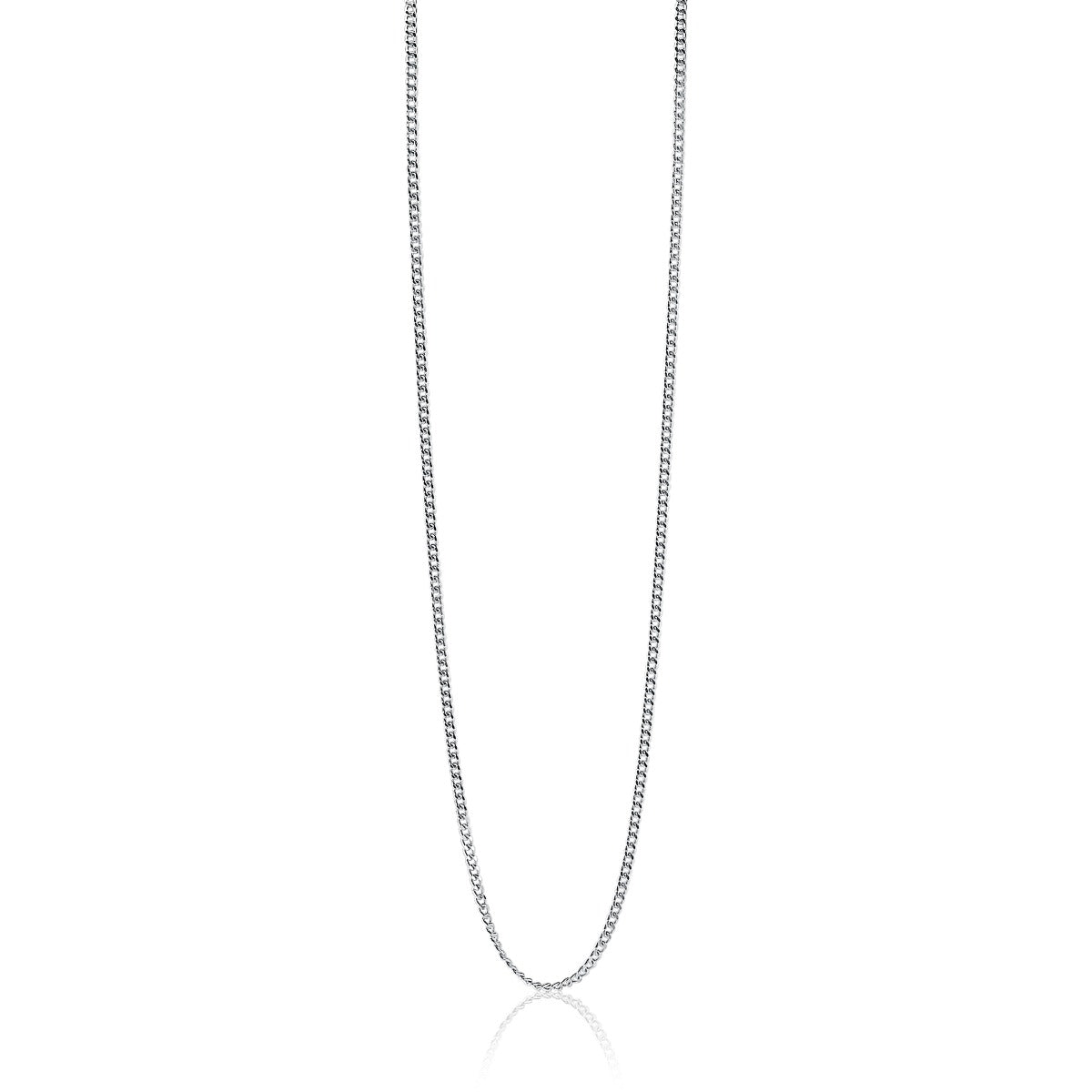 cadena de plata con un diseño delicado y eslabones finos.