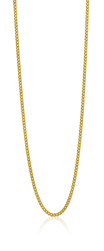 Zinzi Ketting Gold Plated Zilc G70 G