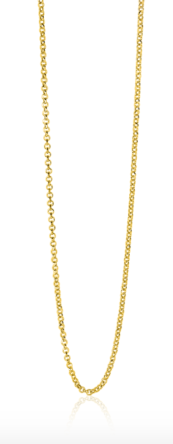 Zinzi Ketting Gold Plated Zilc J45 G