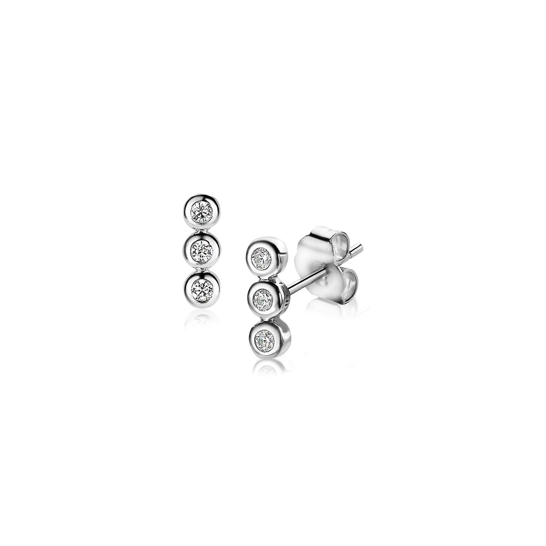 Zinzi Oorbellen Zilver Zio1443