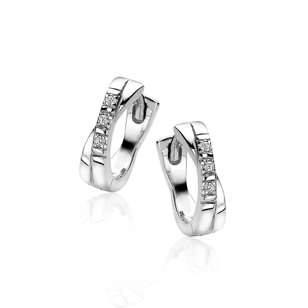 Zinzi Oorbellen Zilver Zio2039