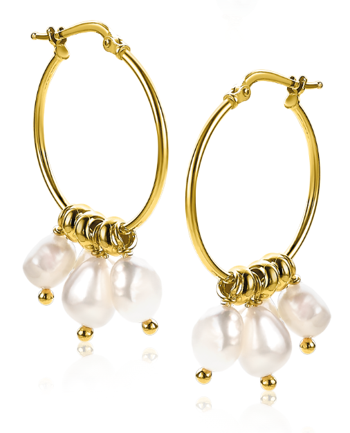 Zinzi Oorbellen Gold Plated Zio2187 G
