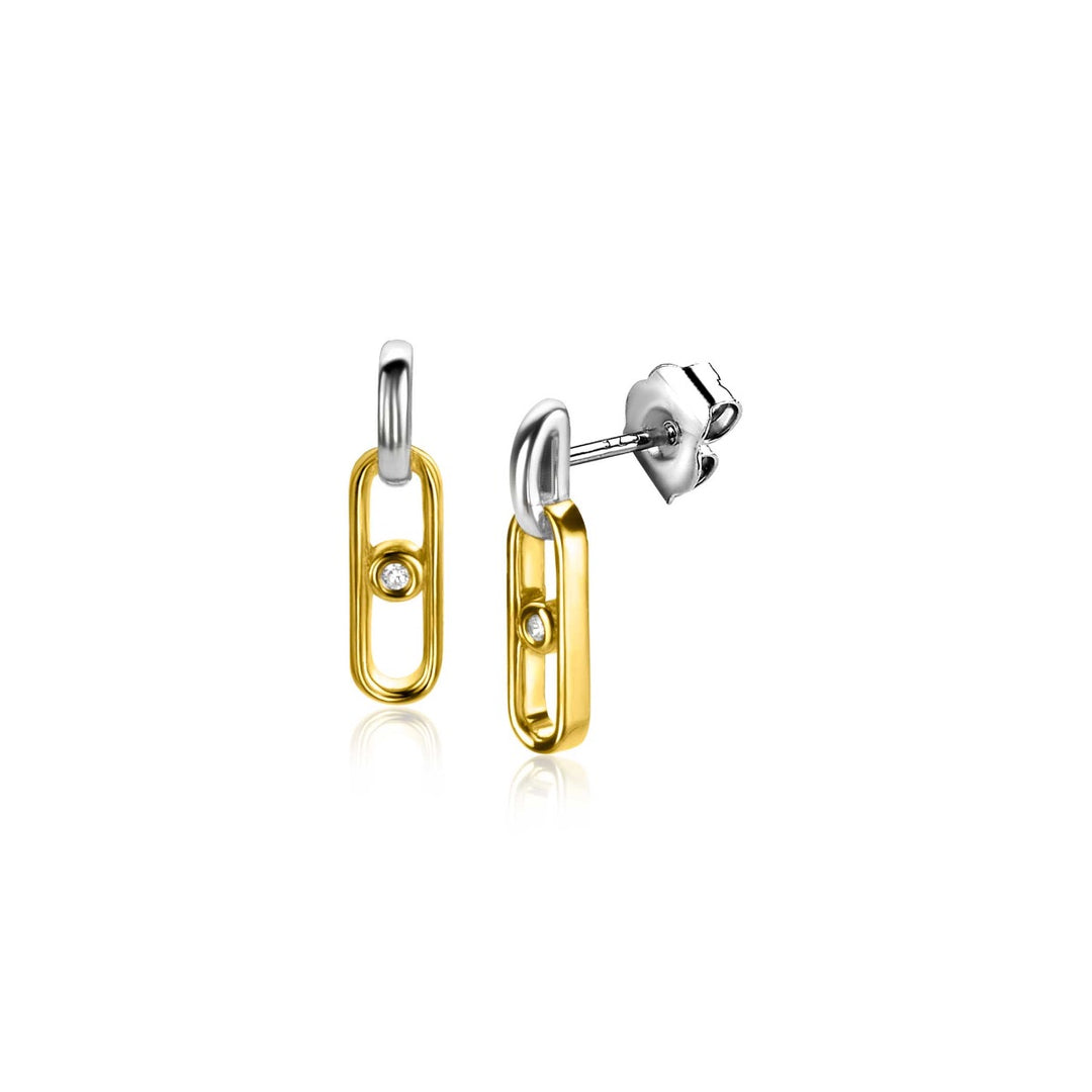 Zinzi Oorbellen Gold Plated Zio2300