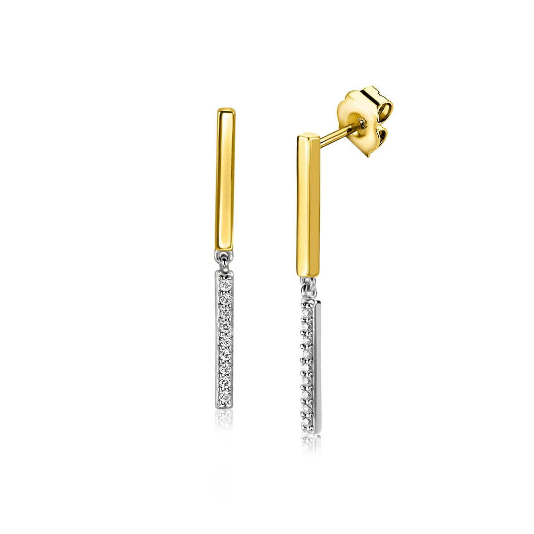 Zinzi Oorbellen Gold Plated Zio2325